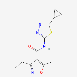 N-(5-cyclopropyl-1,3,4-thiadiazol-2-yl)-3-ethyl-5-methyl-4-isoxazolecarboxamide