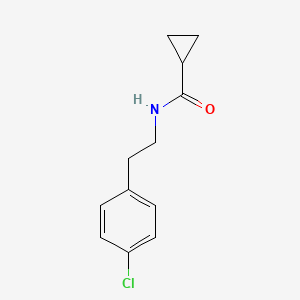 N-[2-(4-chlorophenyl)ethyl]cyclopropanecarboxamide