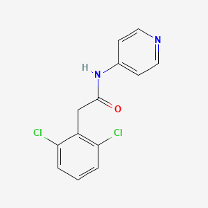 molecular formula C13H10Cl2N2O B4432104 2-(2,6-dichlorophenyl)-N-4-pyridinylacetamide 