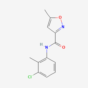 N-(3-chloro-2-methylphenyl)-5-methyl-3-isoxazolecarboxamide