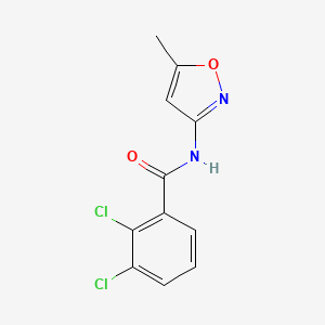 molecular formula C11H8Cl2N2O2 B4432168 2,3-dichloro-N-(5-methyl-3-isoxazolyl)benzamide 