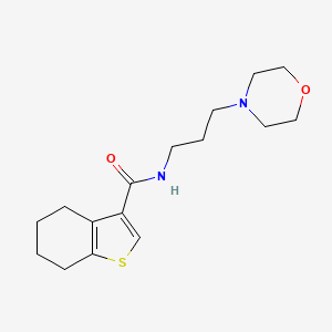 N-[3-(4-morpholinyl)propyl]-4,5,6,7-tetrahydro-1-benzothiophene-3-carboxamide