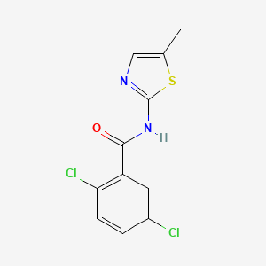 2,5-dichloro-N-(5-methyl-1,3-thiazol-2-yl)benzamide