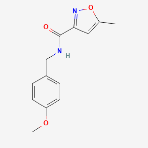 N-(4-methoxybenzyl)-5-methyl-3-isoxazolecarboxamide