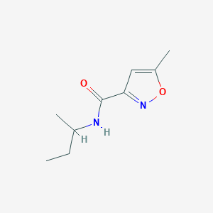 molecular formula C9H14N2O2 B4432235 N-(sec-butyl)-5-methyl-3-isoxazolecarboxamide 