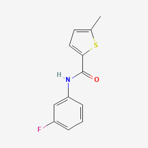 N-(3-fluorophenyl)-5-methyl-2-thiophenecarboxamide