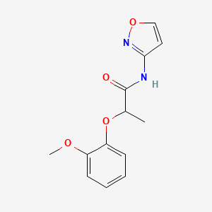 N-3-isoxazolyl-2-(2-methoxyphenoxy)propanamide