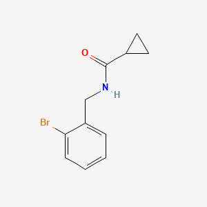 N-(2-bromobenzyl)cyclopropanecarboxamide