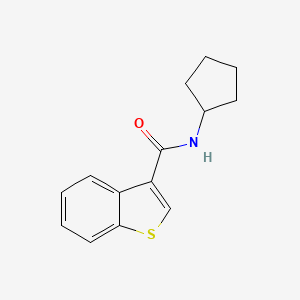 N-cyclopentyl-1-benzothiophene-3-carboxamide