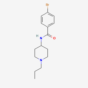 4-bromo-N-(1-propyl-4-piperidinyl)benzamide