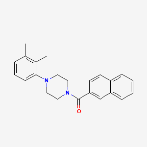 molecular formula C23H24N2O B4432439 1-(2,3-dimethylphenyl)-4-(2-naphthoyl)piperazine 