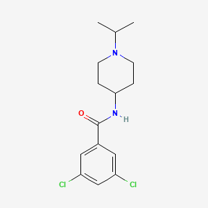 3,5-dichloro-N-(1-isopropyl-4-piperidinyl)benzamide