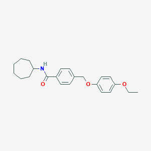 N-cycloheptyl-4-[(4-ethoxyphenoxy)methyl]benzamide