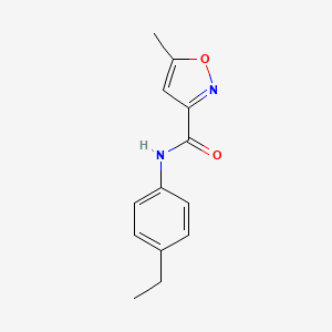 N-(4-ethylphenyl)-5-methyl-3-isoxazolecarboxamide