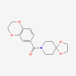 8-(2,3-dihydro-1,4-benzodioxin-6-ylcarbonyl)-1,4-dioxa-8-azaspiro[4.5]decane