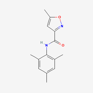 molecular formula C14H16N2O2 B4432541 N-mesityl-5-methyl-3-isoxazolecarboxamide CAS No. 130403-00-8