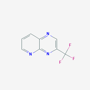 molecular formula C8H4F3N3 B044326 3-(Trifluoromethyl)pyrido[2,3-b]pyrazine CAS No. 115652-64-7