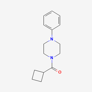 molecular formula C15H20N2O B4432631 1-(cyclobutylcarbonyl)-4-phenylpiperazine CAS No. 37012-01-4