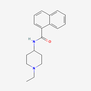 N-(1-ethyl-4-piperidinyl)-1-naphthamide