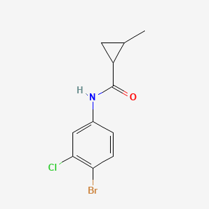 N-(4-bromo-3-chlorophenyl)-2-methylcyclopropanecarboxamide