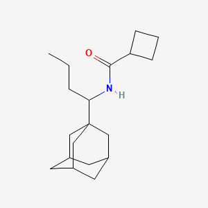 N-[1-(1-adamantyl)butyl]cyclobutanecarboxamide