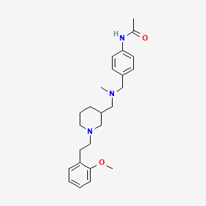 N-(4-{[({1-[2-(2-methoxyphenyl)ethyl]-3-piperidinyl}methyl)(methyl)amino]methyl}phenyl)acetamide