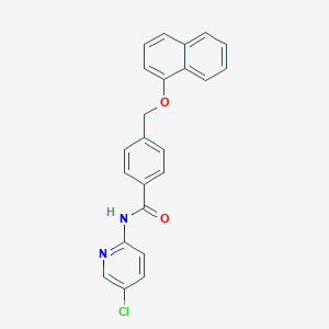 N-(5-chloropyridin-2-yl)-4-[(1-naphthyloxy)methyl]benzamide