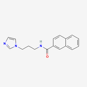 N-[3-(1H-imidazol-1-yl)propyl]-2-naphthamide