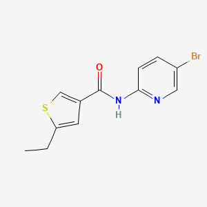 N-(5-bromo-2-pyridinyl)-5-ethyl-3-thiophenecarboxamide