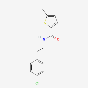 N-[2-(4-chlorophenyl)ethyl]-5-methyl-2-thiophenecarboxamide