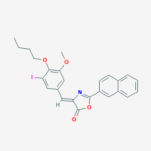 4-(4-butoxy-3-iodo-5-methoxybenzylidene)-2-(2-naphthyl)-1,3-oxazol-5(4H)-one