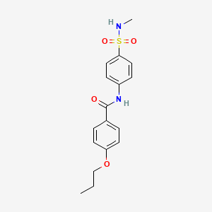 N-{4-[(methylamino)sulfonyl]phenyl}-4-propoxybenzamide