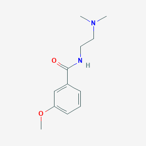 molecular formula C12H18N2O2 B4432947 N-[2-(dimethylamino)ethyl]-3-methoxybenzamide 