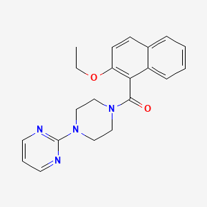 2-[4-(2-ethoxy-1-naphthoyl)-1-piperazinyl]pyrimidine