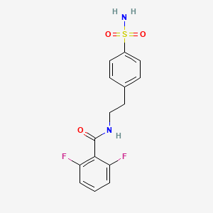 N-{2-[4-(aminosulfonyl)phenyl]ethyl}-2,6-difluorobenzamide