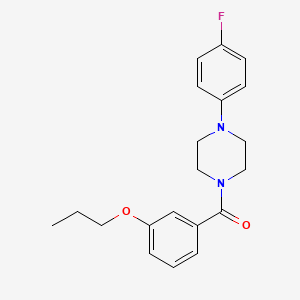 1-(4-fluorophenyl)-4-(3-propoxybenzoyl)piperazine