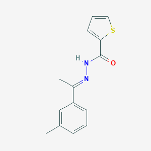 molecular formula C14H14N2OS B443299 N'-[1-(3-methylphenyl)ethylidene]-2-thiophenecarbohydrazide 