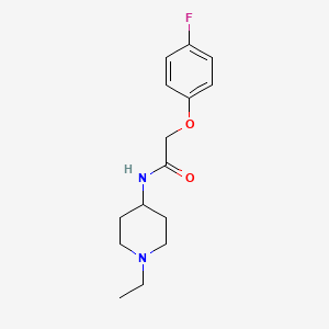 N-(1-ethyl-4-piperidinyl)-2-(4-fluorophenoxy)acetamide