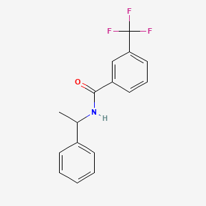 N-(1-phenylethyl)-3-(trifluoromethyl)benzamide