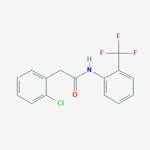 2-(2-chlorophenyl)-N-[2-(trifluoromethyl)phenyl]acetamide