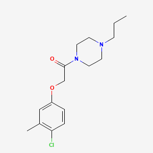 1-[(4-chloro-3-methylphenoxy)acetyl]-4-propylpiperazine