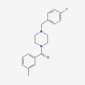 1-(4-fluorobenzyl)-4-(3-methylbenzoyl)piperazine