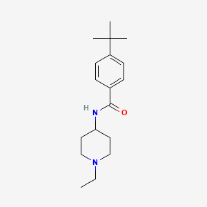 4-tert-butyl-N-(1-ethyl-4-piperidinyl)benzamide