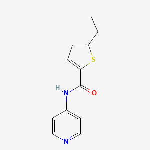 molecular formula C12H12N2OS B4433169 5-ethyl-N-4-pyridinyl-2-thiophenecarboxamide 