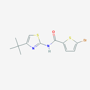 5-bromo-N-(4-tert-butyl-1,3-thiazol-2-yl)-2-thiophenecarboxamide