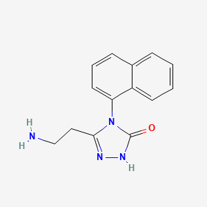 5-(2-aminoethyl)-4-(1-naphthyl)-2,4-dihydro-3H-1,2,4-triazol-3-one