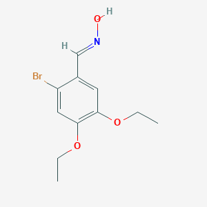 molecular formula C11H14BrNO3 B443341 2-Bromo-4,5-diethoxybenzaldehyde oxime 