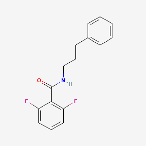 molecular formula C16H15F2NO B4433455 2,6-difluoro-N-(3-phenylpropyl)benzamide 