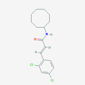 molecular formula C17H21Cl2NO B443346 N-cyclooctyl-3-(2,4-dichlorophenyl)acrylamide 