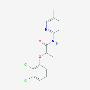 molecular formula C15H14Cl2N2O2 B4433691 2-(2,3-dichlorophenoxy)-N-(5-methyl-2-pyridinyl)propanamide 